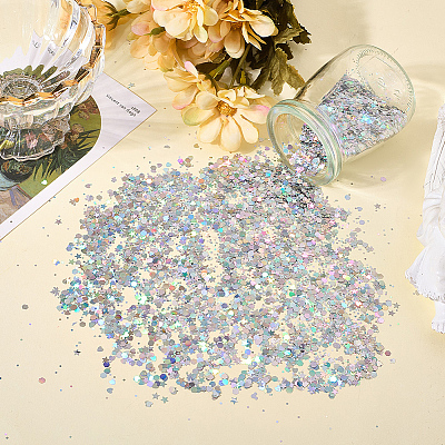 60G Laser Shining Nail Art Glitter MRMJ-SC0001-50-1