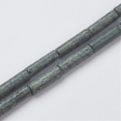 Natural Serpentine/Green Lace Stone Beads Strands G-G968-F12-1