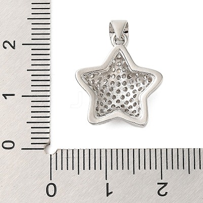 Brass Micro Pave Cubic Zirconia Pendants KK-A228-03P-1