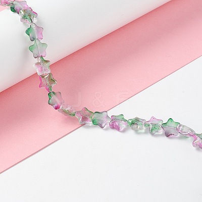 Transparent Glass Beads Strand X1-GLAA-F112-04D-1