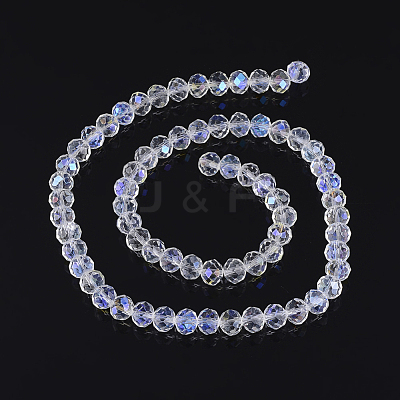 Glass Beads Strands GR10MMY-28-1