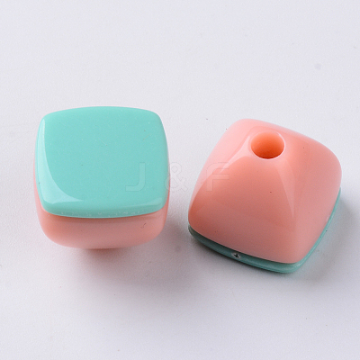 Opaque Acrylic Beads SACR-N007-12A-1