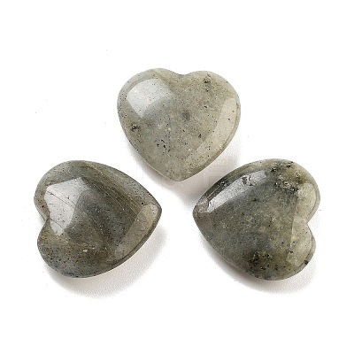 Heart Natural Labradorite Palm Stones G-C134-06A-17-1