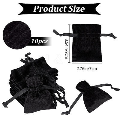 10Pcs Velvet Storage Bags TP-BBC0001-12B-02-1