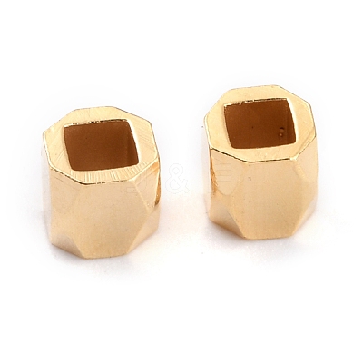 Brass Spacer Beads KK-O133-202F-G-1