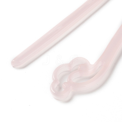 Opaque Acrylic Hair Sticks OHAR-C011-03I-1