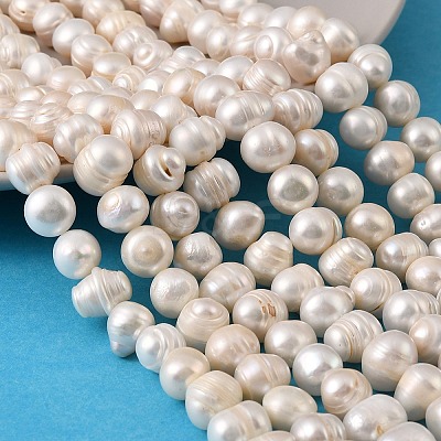 Natural Cultured Freshwater Pearl Beads Strands PEAR-L034-18C-1