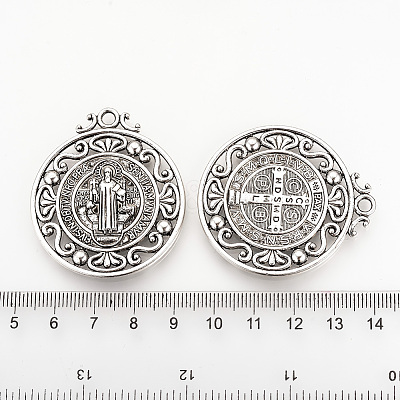 Tibetan Style Alloy Pendants LS-X-TIBEP-Q078-01AS-RS-1