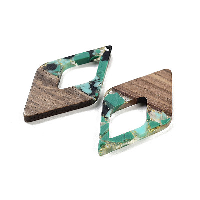 Walnut Wood Pendants FIND-Z050-02E-1