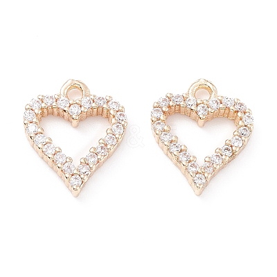 10Pcs Rack Plating Brass Micro Pave Cubic Zirconia Charms ZIRC-SZ0002-07-1
