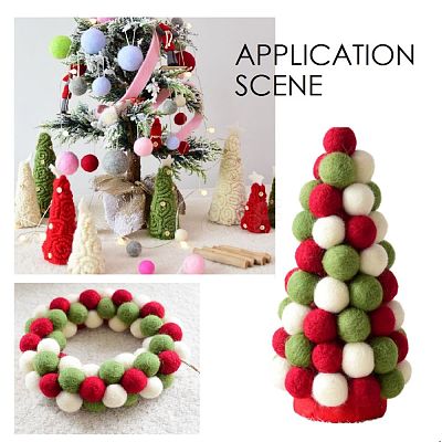 Wool Felt Balls AJEW-P081-A13-1