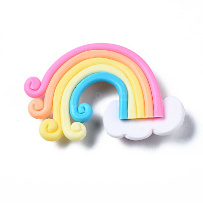 Handmade Polymer Clay Cabochons PORC-TD001-39C-1