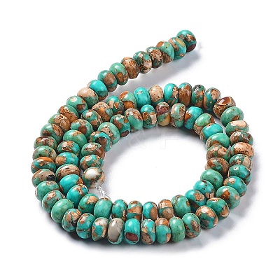 Synthetic Turquoise Beads Strands G-C034-02C-1