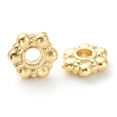 Rack Plating Alloy Spacer Beads X-KK-J277-29G-1