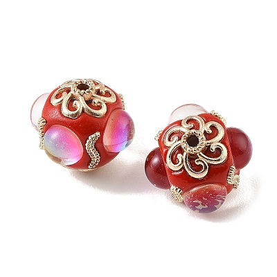Handmade Polymer Clay Indonesia Beads PY-CBAAA14-11KCG-B01-1
