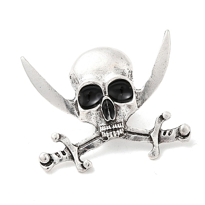 Halloween Alloy Lapel Pin Backs for Backpack Clothes JEWB-C051-01B-AS-1