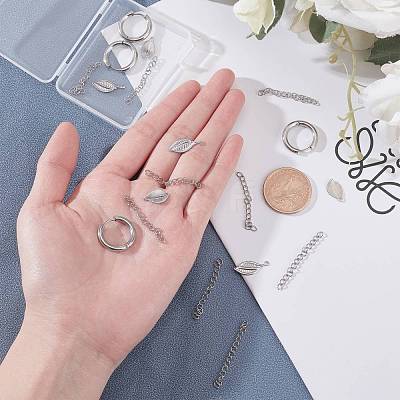 Iron Ends with Twist Chains CH-R001-N-5cm-1