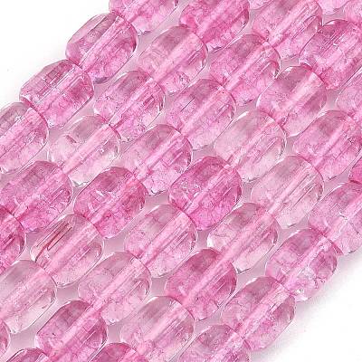 Transparent Glass Beads Strands GL-A001-01A-04-1