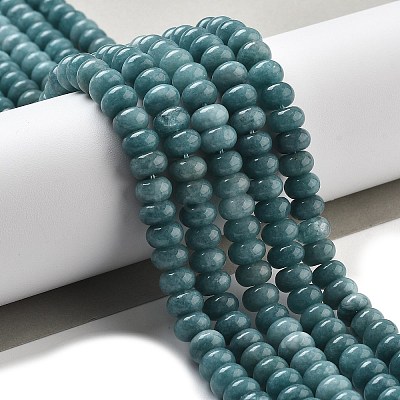Natural White Jade Beads Strands G-E507-01L-1