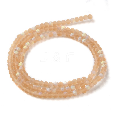 Imitation Jade Glass Beads Strands EGLA-YW0003-19A-20-1