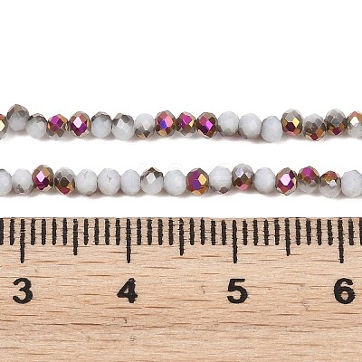 Electroplate Glass Beads Stradns EGLA-H114-02A-05-1