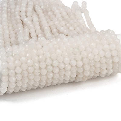Natural White Jade Beads Strands G-RM2025-B34-8mm-1