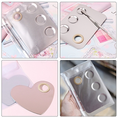 Stainless Steel Palette and Double Head Spoon Palette Spatulas Stick Rod MRMJ-GL0001-01P-1