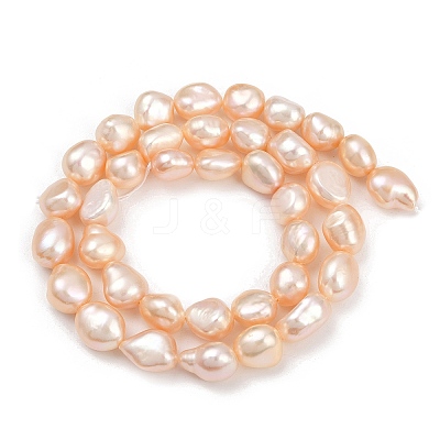 Natural Cultured Freshwater Pearl Beads Strands PEAR-P064-20K-04C-02-1