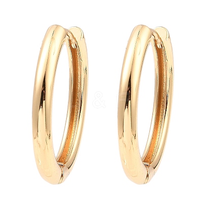 Brass Huggie Hoop Earrings EJEW-I289-11KCG-1