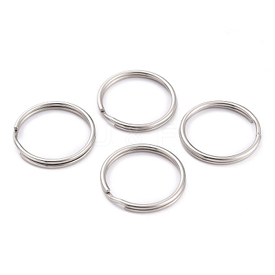 Non-Tarnish 304 Stainless Steel Split Key Rings LS-STAS-H153-02P-1