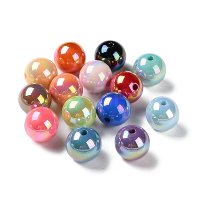UV Plating Acrylic Beads MACR-D029-18B-1