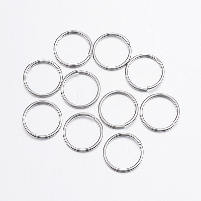 Tarnish Resistant 304 Stainless Steel Open Jump Rings STAS-P151-05-1