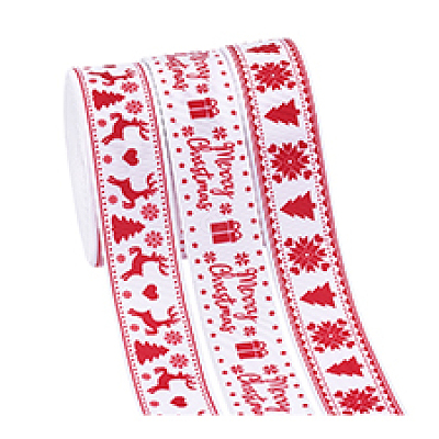 3 Rolls 3 Styles Polyester Ribbon OCOR-PH0006-32-1