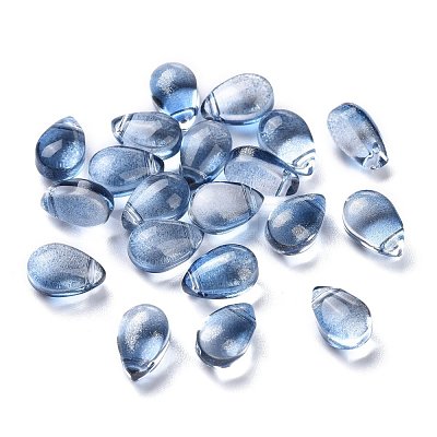 Transparent Glass Charms X-GGLA-M004-05B-06-1