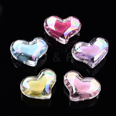 Transparent Acrylic Beads TACR-N011-008A-03-1