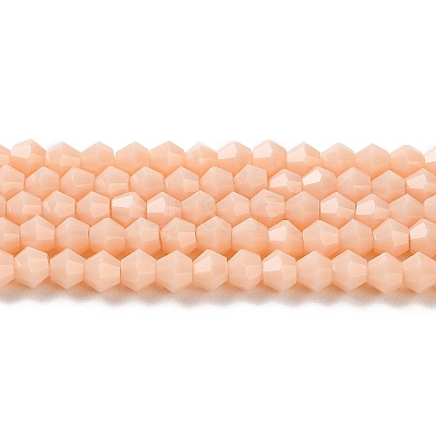 Opaque Solid Color Imitation Jade Glass Beads Strands EGLA-A039-P4mm-D06-1