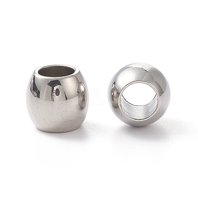 Tarnish Resistant 304 Stainless Steel Beads X-STAS-E034-2-1