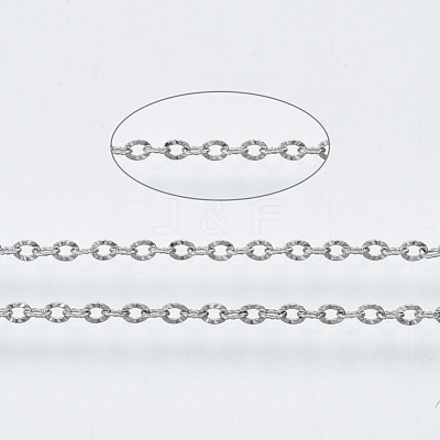 Tarnish Resistant 304 Stainless Steel Chains CHS-S001-12B-P-1
