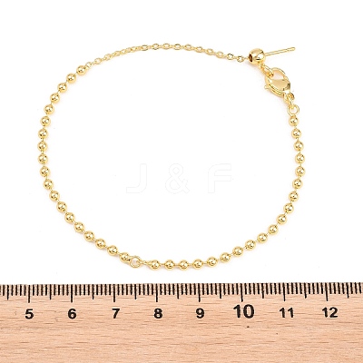 2.5MM Brass Ball Chain Bracelet Making KK-D238-03G-01-1