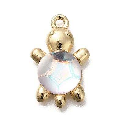 Acrylic Alloy Pendants FIND-M041-03C-1