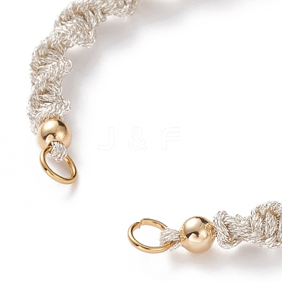 Adjustable Polyester Braided Cord Bracelet Making AJEW-JB00848-06-1