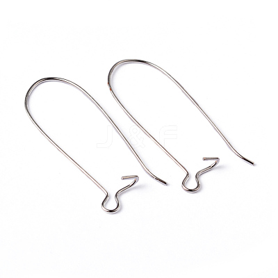 Brass Hoop Earring Wires Hook Earring Making Findings X-EC221-1