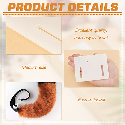 Plastic Card Holder AJEW-WH0473-36B-1
