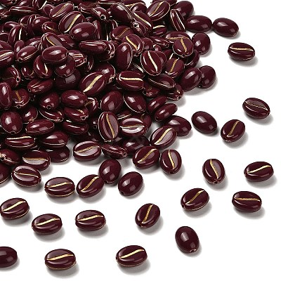 Opaque Acrylic Beads X1-OACR-Z030-01B-1