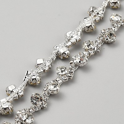 Glass Rhinestone Sewing Ornament Accessories DIY-WH0671-039A-1