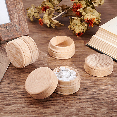 Wooden Ring Boxes CON-WH0078-24A-1