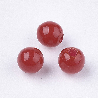 Eco-Friendly Plastic Beads MACR-S366-3mm-01-1