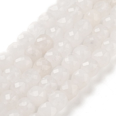 Natural White Jade Beads Strands G-H028-A09-17-1