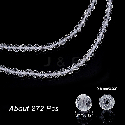 2 Strands Natural Quartz Crystal Beads Strands G-NB0004-14-1