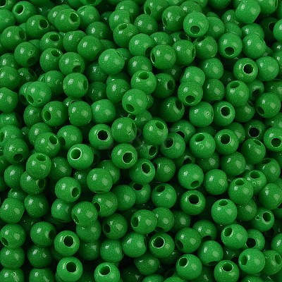 Opaque Acrylic Beads SACR-A007-01A-13-1